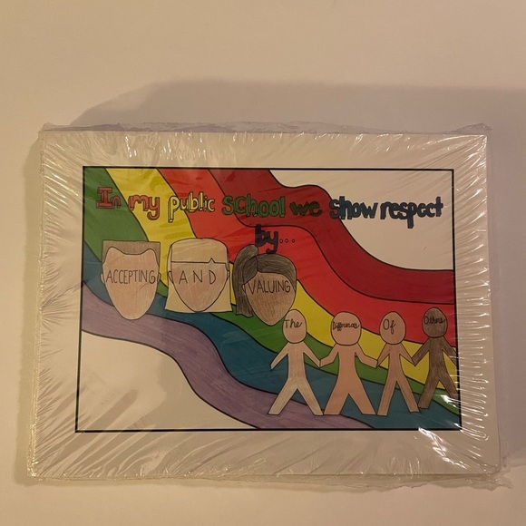 15 Original Design Notecards w Env “ Show Respect” Inclusivity - Picture 1 of 2
